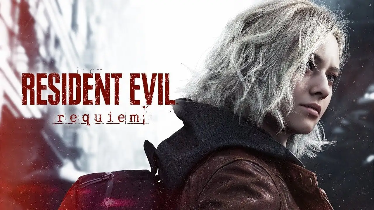 تصویر تبلیغاتی رسمی بازی Resident Evil 9: Requiem با نمایی از شخصیت اصلی، گریس اشکرافت
